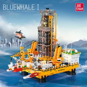 JIE STAR Blue Whale I Drilling Platform (3271 Pieces)
