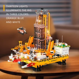 JIE STAR Blue Whale I Drilling Platform (3271 Pieces)