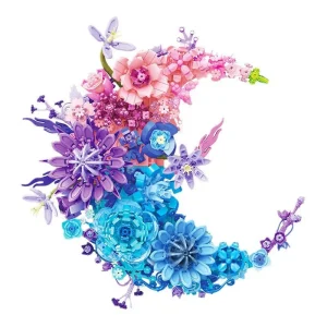 JIE STAR Botanical Moon Flower Ornament (977 Pieces)