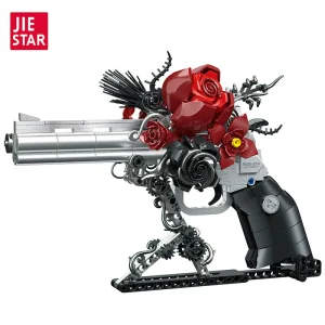 JIE STAR Rose Revolver Gun (631 Pieces)