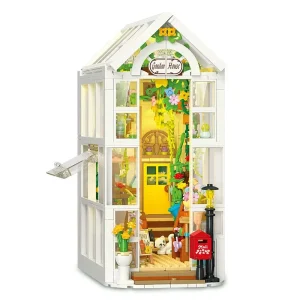JIE STAR Garden House Greenhouse Book Stand (919 Pieces)