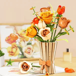 MJI Bunch of Flowers with Vase (868 Pieces)