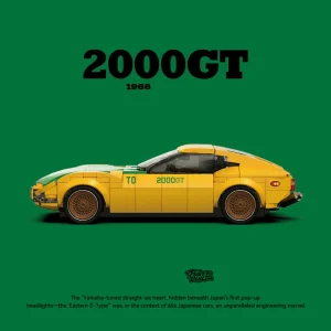 POWERBUILD Toyota 2000GT 1966 Sports Car (371 Pieces)