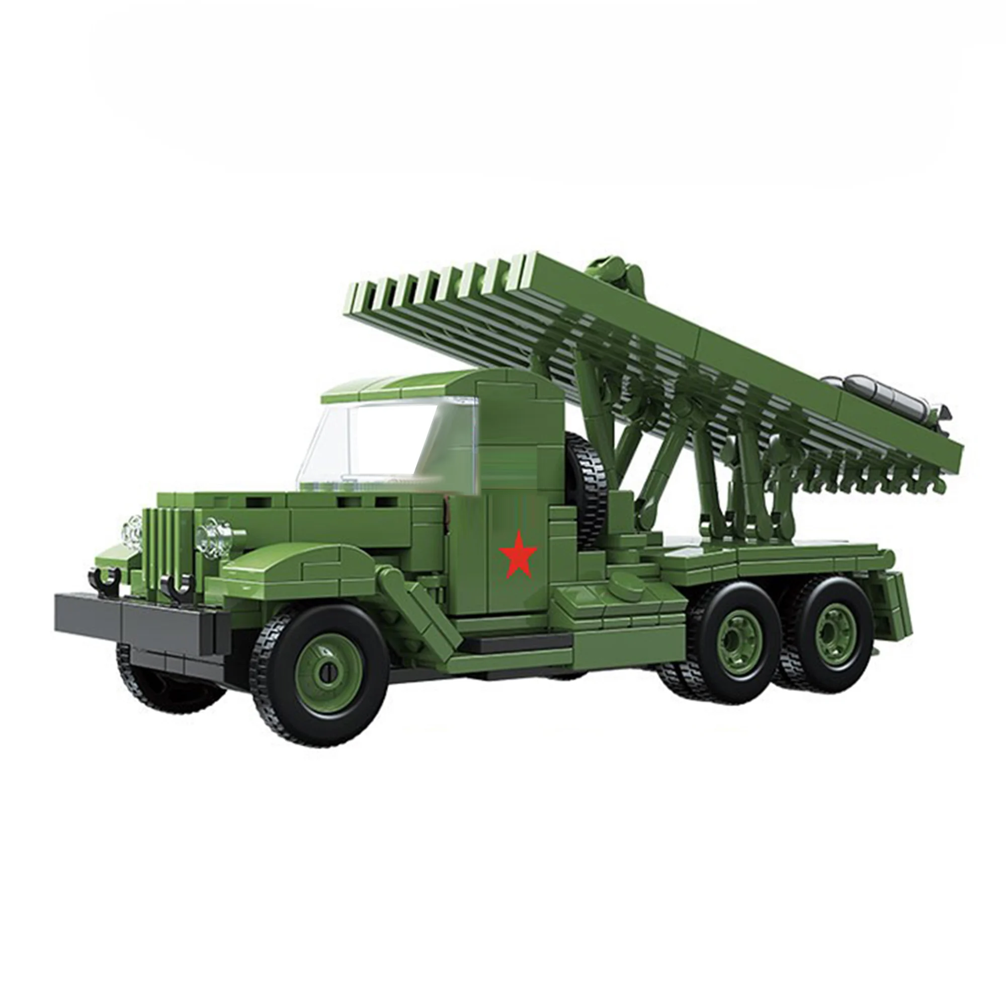 QUANGUAN Katyusha BM-13 MLRS Rocket Launcher Truck (731 Pieces)