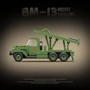 QUANGUAN Katyusha BM-13 MLRS Rocket Launcher Truck (731 Pieces)