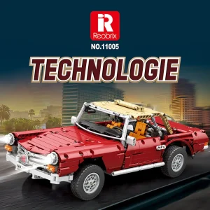 Reobrix Vintage 280SL Roadster (1578 Pieces)