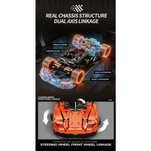 Reobrix KTM X-BOW GTX 1:8 Supercar (2812 Pieces)