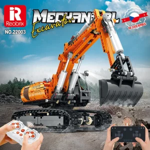 Reobrix Mechanical RC Heavy Excavator (1106 Pieces)