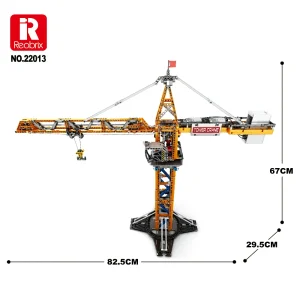 Reobrix Mechanical Remote Control Tower Crane (1288 Pieces)