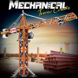 Reobrix Mechanical Remote Control Tower Crane (1288 Pieces)