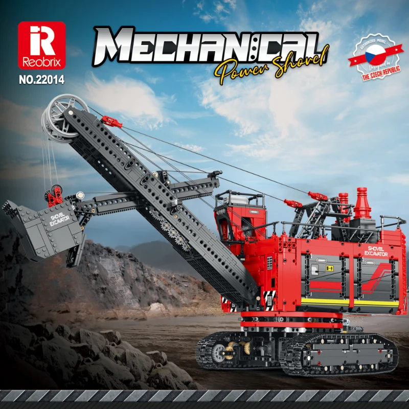 Reobrix Mechanical Heavy Power Shovel Excavator (2968 Pieces)