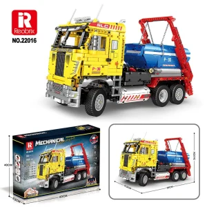 Reobrix Mechanical RC Skip Loading Truck (1918 Pieces)