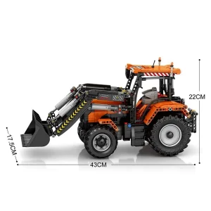 Reobrix Mechanical Front Loader Tractor (1496 Pieces)