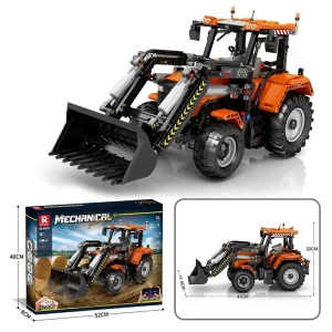 Reobrix Mechanical Front Loader Tractor (1496 Pieces)