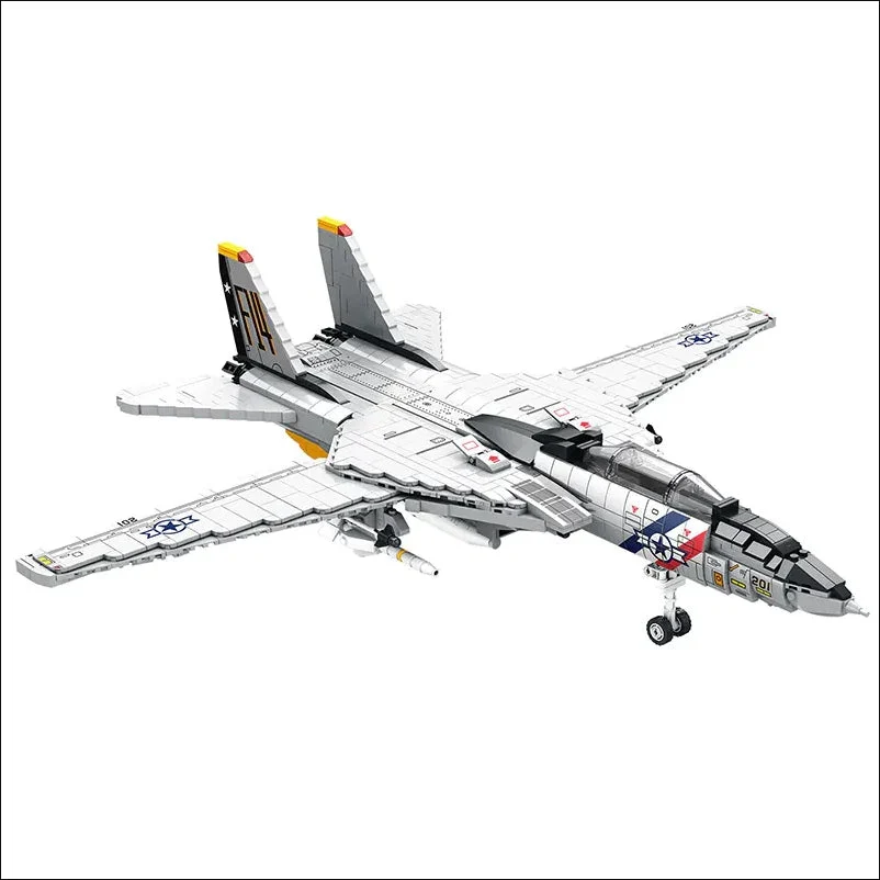 Reobrix F-14 Tomcat Supersonic Fighter Aircraft (1600 Pieces)