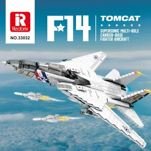 Reobrix F-14 Tomcat Supersonic Fighter Aircraft (1600 Pieces)