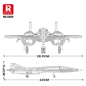 Reobrix Military SR-72 Reconnaissance Aircraft (2071 Pieces)