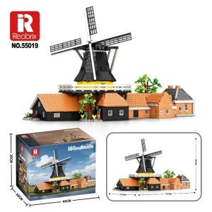 Reobrix Dutch Windmill Countryside Architecture (4801 Pieces)