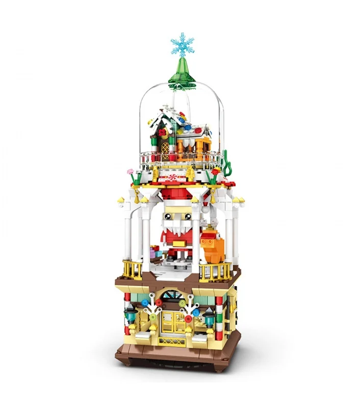 Reobrix Christmas Dreams Music Box (843 Pieces)
