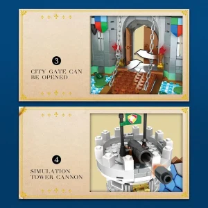 Reobrix European Century Medieval Castle Fortress (2722 Pieces)