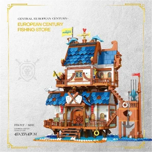 Reobrix European Century Fishing Store (2450 Pieces)