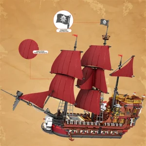 Reobrix Queen Anne's Revenge Pirate Ship (3066 Pieces)