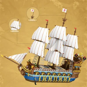 Reobrix The Royal Sun Fleet Pirate Ship (3162 Pieces)