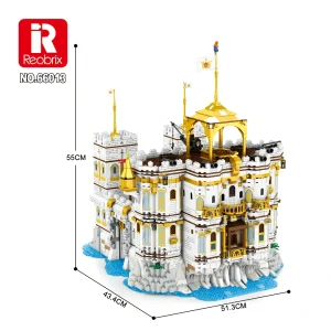 Reobrix The Royal Bay Castle Fortress (4168 Pieces)