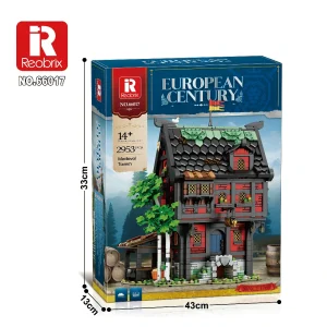 Reobrix European Century Medieval Tavern (2953 Pieces)
