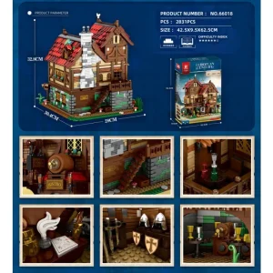 Reobrix Medieval Tavern (2831 Pieces)