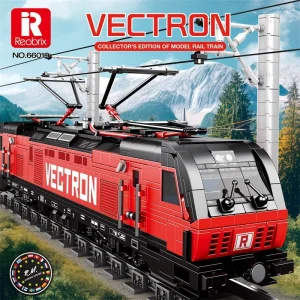 Reobrix European Vectron Electric Locomotive Train (1889 Pieces)