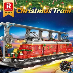 Reobrix Holiday Winter Christmas Train (2822 Pieces)