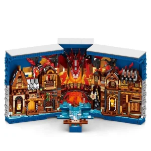Reobrix The Shire Book Dragon Fantasy Bookends (3398 Pieces)