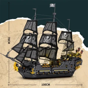 Reobrix Black Pearl Pirate Ship (4708 Pieces)