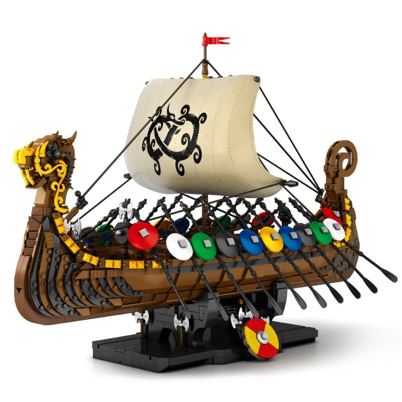 Reobrix Historical Viking Longship Drakkar (2547 Pieces)