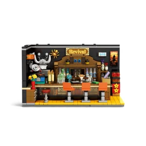 Reobrix Retro American Revival Bar (583 Pieces)