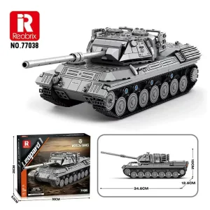 Reobrix Military Leopard 1 Main Battle Tank 1:26 (1273 Pieces)