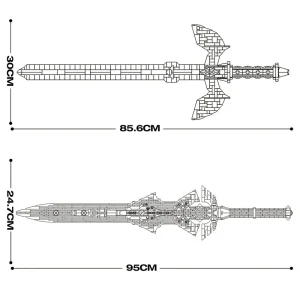 Reobrix Royal Claymore Zelda Sword (981 Pieces)